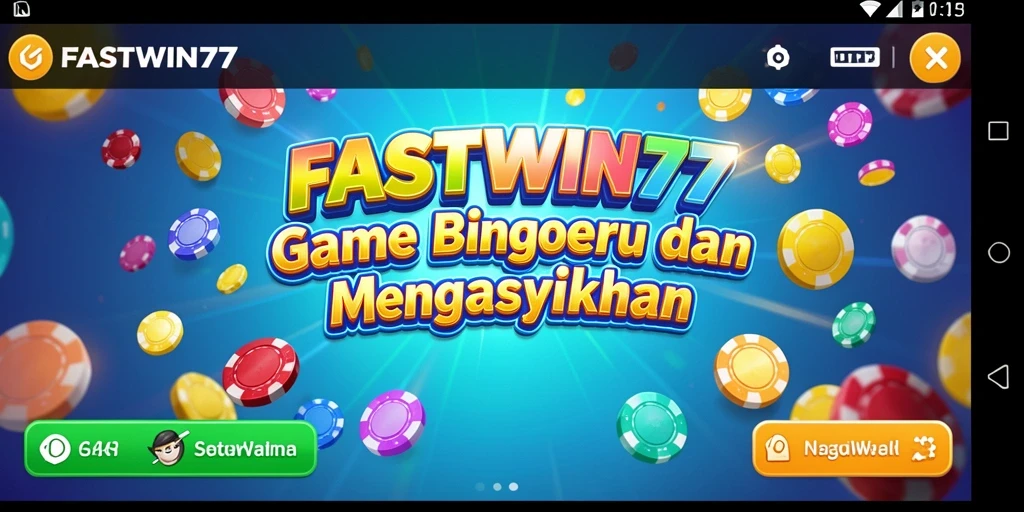 Screenshot permainan Bingo FASTWIN77 yang menampilkan momen seru.