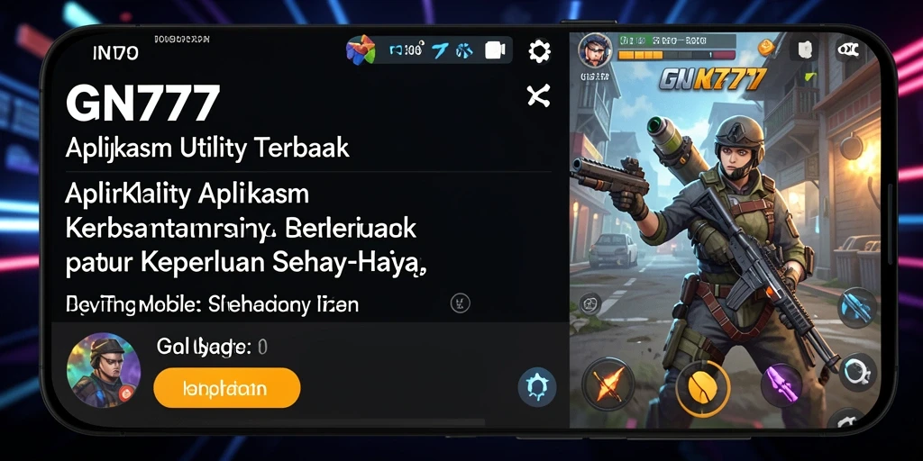 Tampilan antarmuka GN777 yang sederhana dan fungsional.