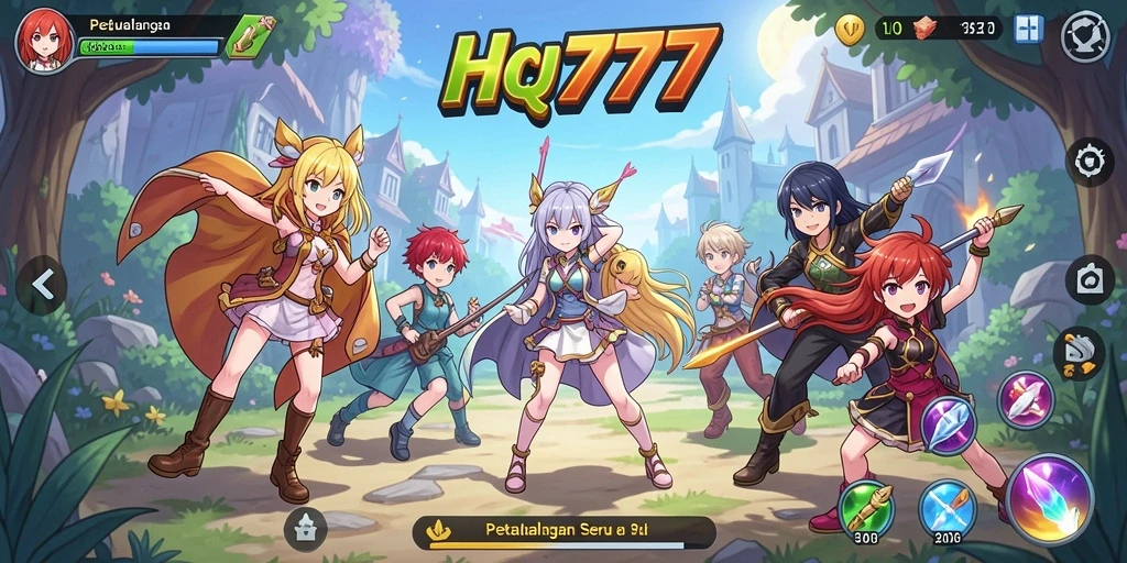 Screenshot dari gameplay HQ777 yang menampilkan petualangan menarik.
