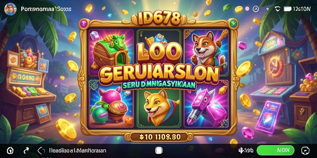 Tampilan menakjubkan dari gameplay Slot di ID678.
