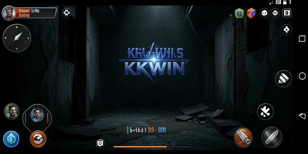 Tampilan gameplay KKWIN yang mencekam dan penuh ketegangan.