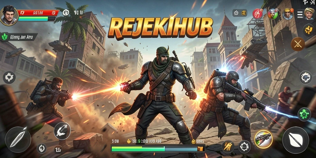 Tangkapan layar gameplay seru dari REJEKIHUB yang penuh aksi.