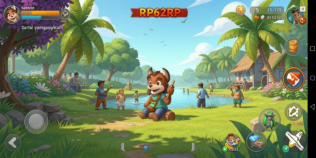 Tampilan gameplay RP62RP yang seru dan mengasyikkan.