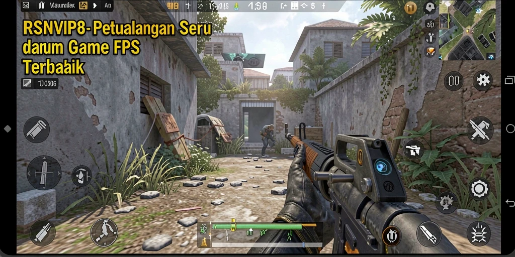Tampilan seru gameplay RSNVIP8 dengan aksi tembak-menembak yang mendebarkan.