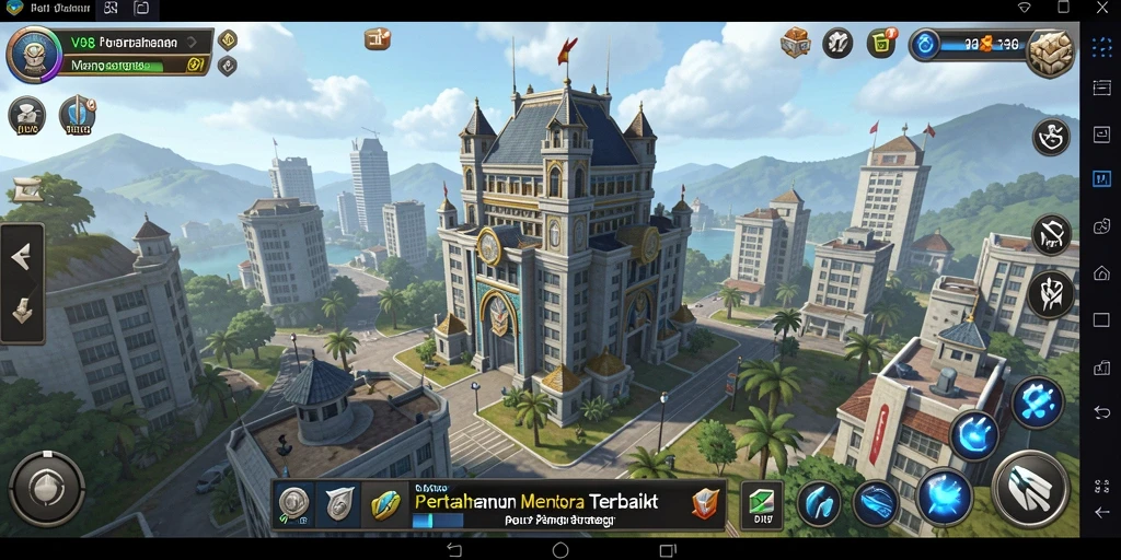 Tampilan gameplay V98 yang seru dan menantang di Tower Defense.