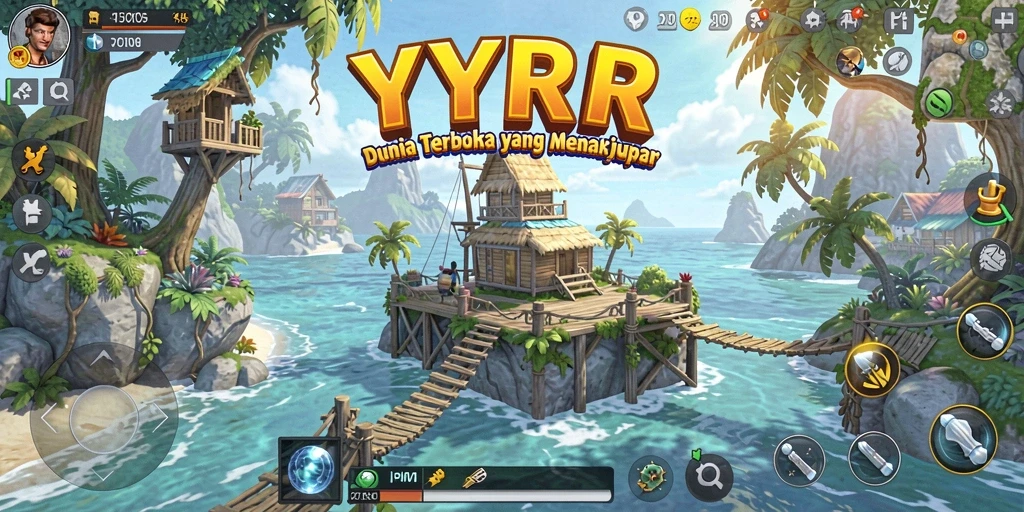 Tampilan gameplay menarik dari dunia terbuka YYRR.